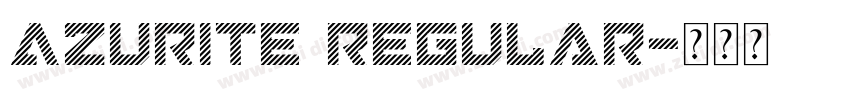 Azurite Regular字体转换
